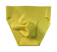 Slip confortable en latex pour homme avec nez d'éléphant pour un usage quotidien (XL jaune)