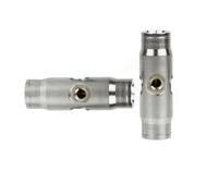 Slip de 3/8 pouces LOK Muffrage Buse T-20/24 UNC 1000 PSI Connexion rapide Double quick insert + four holes 5 pièces