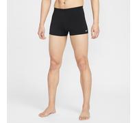 Slip de bain à jambe carrée Nike Poly Solid pour Homme Noir/Noir/Blanc 75