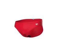 Arena Slip de bain Santamarias R – Tissu Maxfit Eco, résistant chlore & sel, UPF 50+ – Homme Rouge 75