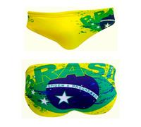 Slip de bain enfant Turbo New Brasil Jaune 10 ans