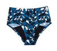 Slip De Bain Menstruel Femme Maillot String Sexy Shorty Culotte Menstruelle, Short Bikini Bas Noir Taille Haute Maillots Long Micro Extreme Menstruel, Gainant Autofixant Menstruelle Ado Jupette