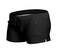 Slip de Bain pour Homme - Taille Basse Sexy Push up Bikini Sexy Moulant Protection UV UPF 50+ avec Cordon de Serrage pour la Plage et Le Surf