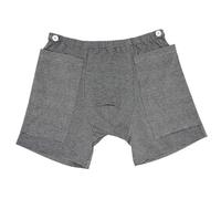 Slip de protection sous-vêtements de cathéter pour hommes avec élastiques, pantalon cathéter en coton avec 2 poches et fixateur, sac néphrostomie dissimulé rayé, vêtements pour personnes âgées