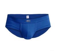 Slip de sport pour homme avec poche convexe en U, conçu pour la respirabilité et la gestion de la transpiration (taille L, bleu clair)