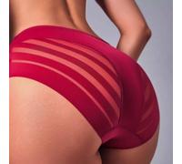 Slip de yoga respirant taille haute design transparent
