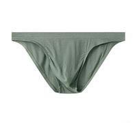 Slip en coton pour homme avec taille basse et taille extensible uniforme pour une performance constante à usages multiples (vert XXL)