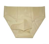 Slip en latex sans couture pour homme avec nez d'éléphant ludique pour une torsion unique (L blanc)