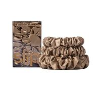 Slip - Pure Silk Back to Basics Scrunchie Set - Élastiques à cheveux en soie Light Brown 3 St.
