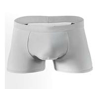Slip Herniaire Homme, Ceinture Hernie Inguinale Homme, Ceinture de Soutien Ajustable pour Hernie Inguinale Simple ou Double avec 4 Coussinets de Compression Amovibles(Medium)