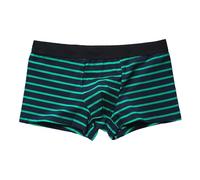 Slip Homme Boxer,Boxer pour Homme,Men''s Underwear 2 sous-vêtements Quotidiens rayés Taille Basse pour Hommes Confortables et à la Mode (Green, M)