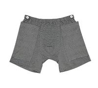 Slip Homme Coton sous-vêtements après stomie et Bouche rénale,il est Pratique de Sortir à Un Stade ultérieur et Un Pantalon de Sac Peut être placé(Black,XXL)