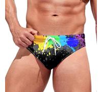 Slip Homme Sexy Chic, Mini Slip Homme Ete, Maillot Séchage Rapide Entrejambe Respirant Plage Short Grande Taille Bikini Léger Shorts Confortable Décontractées Taille Élastiquée