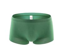 Slip Homme Sexy, Pantalon de sous-vêtement Solide sans décontracté pour Homme Culotte -Mince Confortable (Army Green, XL)