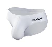 Slip Homme sous-vêtements Slip en Coton Respirant Taille Basse Doux Mémoires de Synthèse sous-vêtements de Sport pour Hommes (FR/ES, Alpha/Lettres, M, Taille Normale, Taille Normale, Blanc)