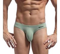 Slip Homme sous-vêtements Slip en Coton Respirant Taille Basse Doux Mémoires de Synthèse sous-vêtements de Sport pour Hommes (FR/ES, Alpha/Lettres, L, Taille Normale, Taille Normale, JunLu)
