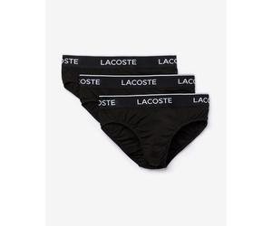 Slip Lacoste Casual noir (3 unités) - XS