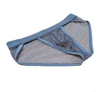 Slip léger pour homme avec poche convexe en U en tissu transparent en maille pour une meilleure respirabilité (2XL, noir)