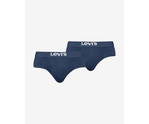 Slip Levi's Solid Basic Organic Cotton bleu marine (2 unités) - L