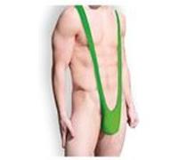 slip mankini borat polyester vert adulte - sud trading cd1501 Vert G