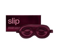 slip Masque de sommeil contour cramoisi | pure soie, 100 % soie de mûrier | Design profilé pour un blocage optimal de la lumière et un confort | Doux, doux pour la peau, sangle réglable pour un