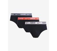 Slip Nike Brief Logo noir blanc rouge (3 unités) - M