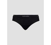 Slip Noir Pour Femmes Icebreaker Mer 125 Cool-lite Sprite Hipster Ib0a5725-1