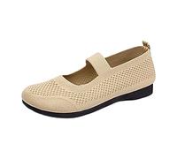 Slip On Baskets orthopédiques pour femme - Légères et respirantes - Chaussures d'été décontractées - Largeur H - Chaussures de randonnée - Chaussures de sport plates - Chaussures de loisirs - Maille