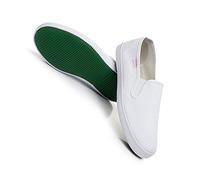 Slip on Kung Fu Arts Martiaux Tai Chi Chaussures pour Hommes Femmes, Adultes Enfants, Garçon Filles Semelle en Caoutchouc Unisexe,White-45 EU