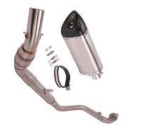 Slip on Moto Échappement Système Complet Évasion Modifié Avant Lien Moyen Tuyau Silencieux en Fiber De Carbone pour CFMoto 300sr Nk250 250sr