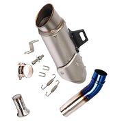 Slip on Moto Silencieux D'échappement Modifié DB Killer en Acier Inoxydable Moyen Lien Tuyau Évasion pour CB400 2008-2017