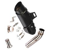 Slip on Moto Silencieux D'échappement Modifié DB Killer en Acier Inoxydable Moyen Lien Tuyau Évasion pour CB400 2008-2017
