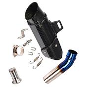 Slip on Moto Silencieux D'échappement Modifié DB Killer en Acier Inoxydable Moyen Lien Tuyau Évasion pour CB400 2008-2017