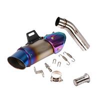 Slip on pour CB400 2008 2009 2010 11 12 13 2014 2015 2016 2017 Silencieux D'échappement De Moto Modifié DB Killer en Acier Inoxydable Lien Moyen Tuyau Évasion