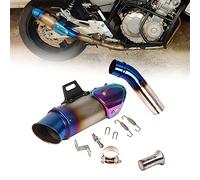 Slip on pour CB400 2008 2009 2010 11 12 13 2014 2015 2016 2017 Silencieux D'échappement De Moto Modifié DB Killer en Acier Inoxydable Lien Moyen Tuyau Évasion