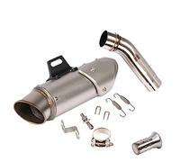 Slip on pour CB400 2008 2009 2010 11 12 13 2014 2015 2016 2017 Silencieux D'échappement De Moto Modifié DB Killer en Acier Inoxydable Lien Moyen Tuyau Évasion