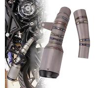 Slip on Titanium Alliage Moto GP Tuyau D'échappement Évasion en Fiber De Carbone CNC Silencieux Moyen Lien pour 752 752S BJ750GS