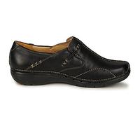 Clarks Originals Chaussures Un Loop – Noir Cuir – À enfiler Femme EU 39 1/2