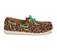 Slip ons femmes HEYDUDE Harbor Breeze Lo Premium Leopard Marron 40