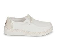 Slip ons femmes HEYDUDE Wendy Espadrille Woven White Blanc 38