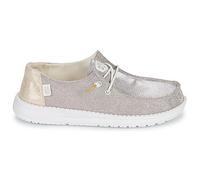 HEYDUDE Baskets femme Wendy Metallic Sparkle – Mocassin à semelles confortables Or 36
