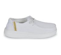 Slip ons femmes HEYDUDE WENDY RISE PERF CANVAS Blanc 38