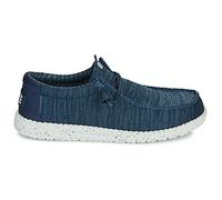 HEYDUDE Chaussures homme Wally Stretch Sox – Mocassin, semelles confortables – Navy 43