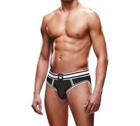 Slip Ouvert Blanc et Noir - Prowler - S