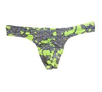 Slip pour homme XL - Slip triangulaire pour homme - Sous-vêtements camouflage - Culotte ultra douce - Ultra légère - Slip de sport ultra fin - Respirant et confortable, vert, L
