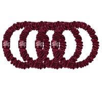 Slip - Pure Silk Skinny Scrunchies - Élastiques à cheveux en soie maroon 4 St.