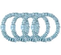 Slip - Pure Silk Skinny Scrunchies - Élastiques à cheveux en soie sky blue 4 St.