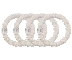 Slip - Pure Silk Skinny Scrunchies - Élastiques à cheveux en soie white 4 St.