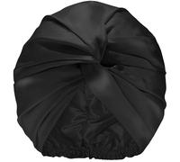 Slip - Pure Silk Turban - Turban de soie pour cheveux Black 1 St.