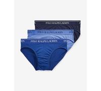 Slip Ralph Lauren Low Rise bleu marine bleu clair (3 unités) - L